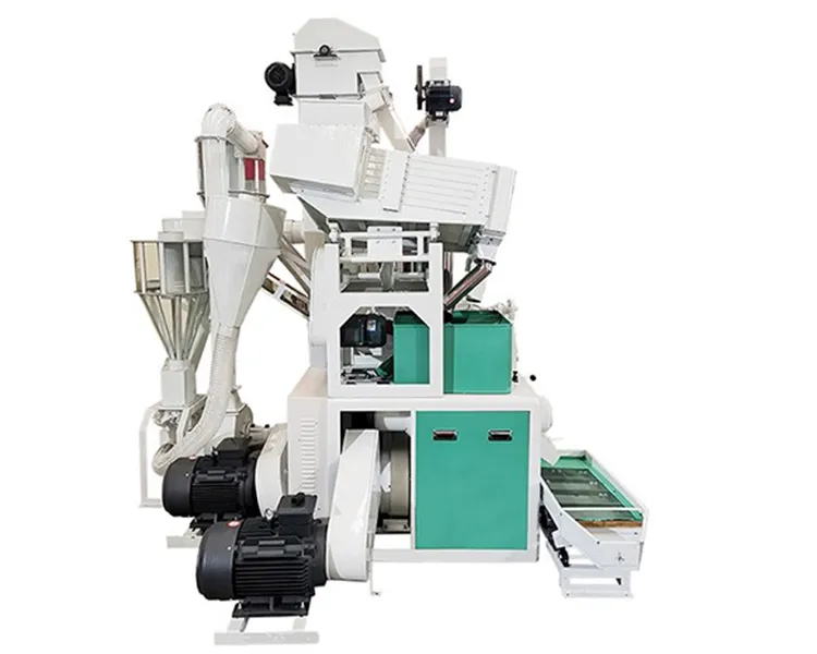 Double Emery Roller Rice Whitener Machine